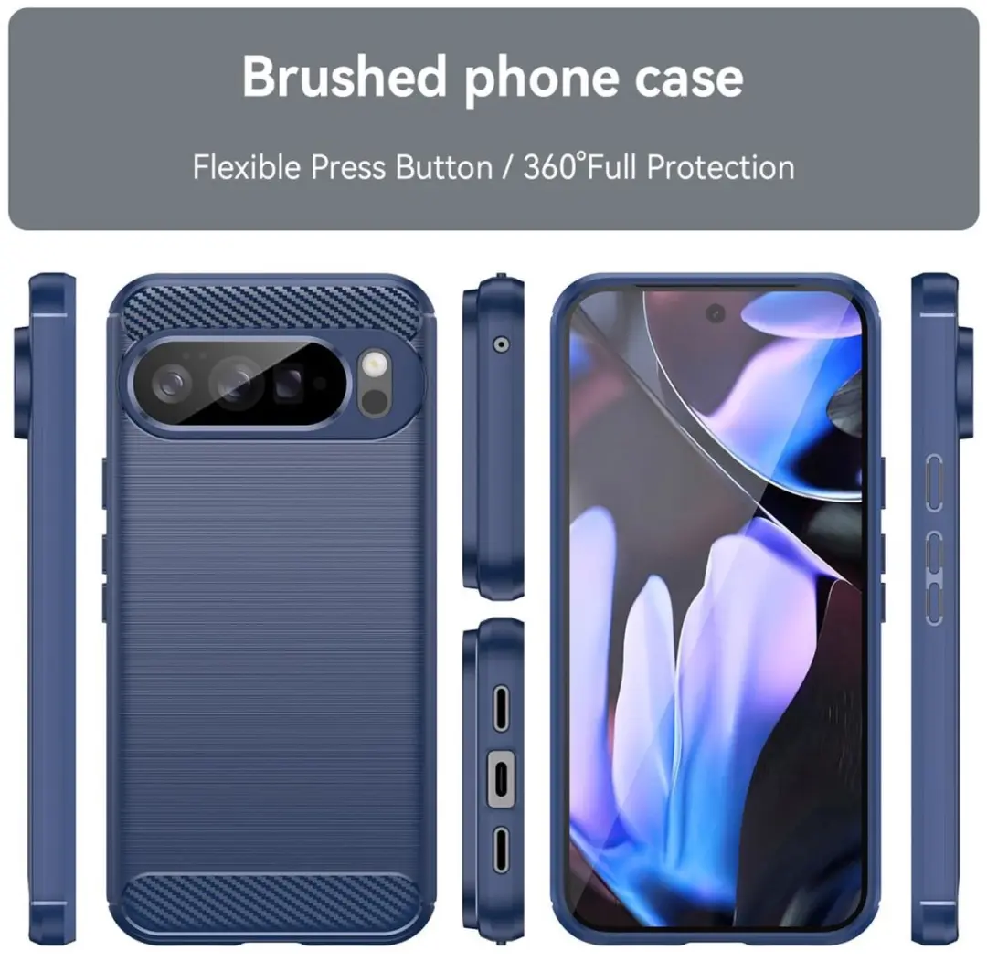 Selected TPU Hoesje Google Pixel 10 Pro XL - Blauw