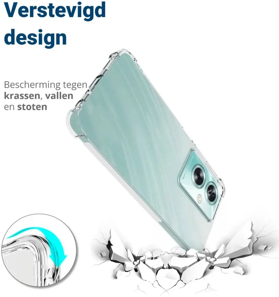 Selected Transparant Hoesje Oppo A79 - Schokbestendig