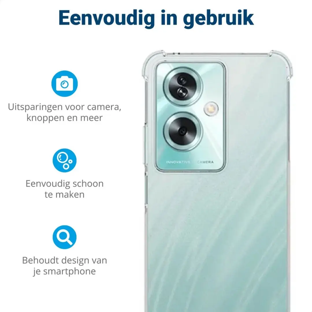 Selected Transparant Hoesje Oppo A79 - Schokbestendig