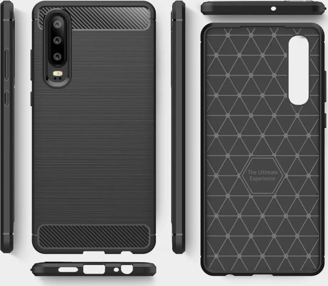 Selected TPU Hoesje Huawei P30 - Zwart - afbeelding 6 van 6