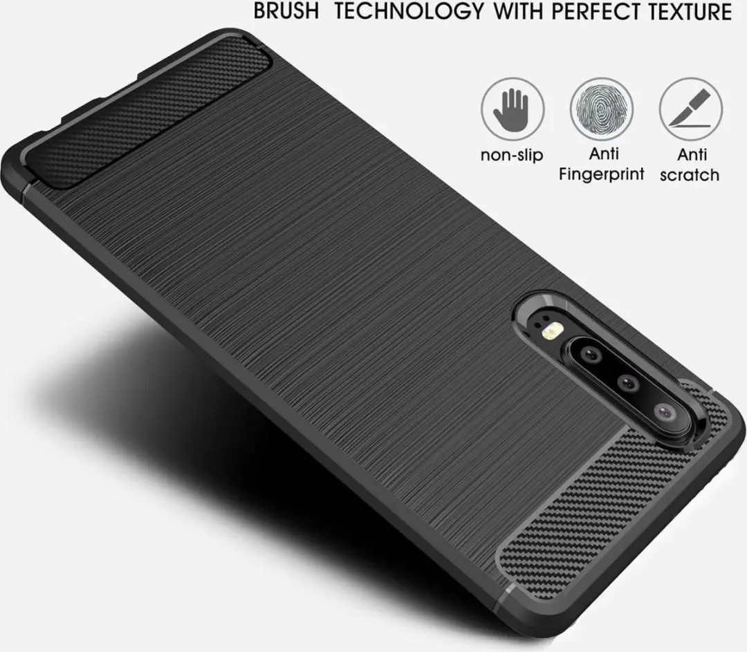 Selected TPU Hoesje Huawei P30 - Zwart
