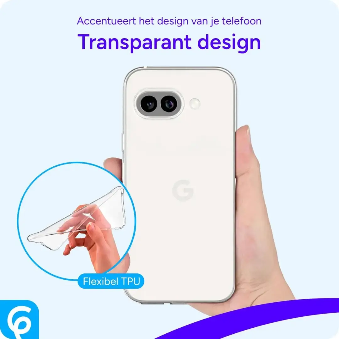 Selected by GSMpunt Transparant TPU Hoesje Google Pixel 9a