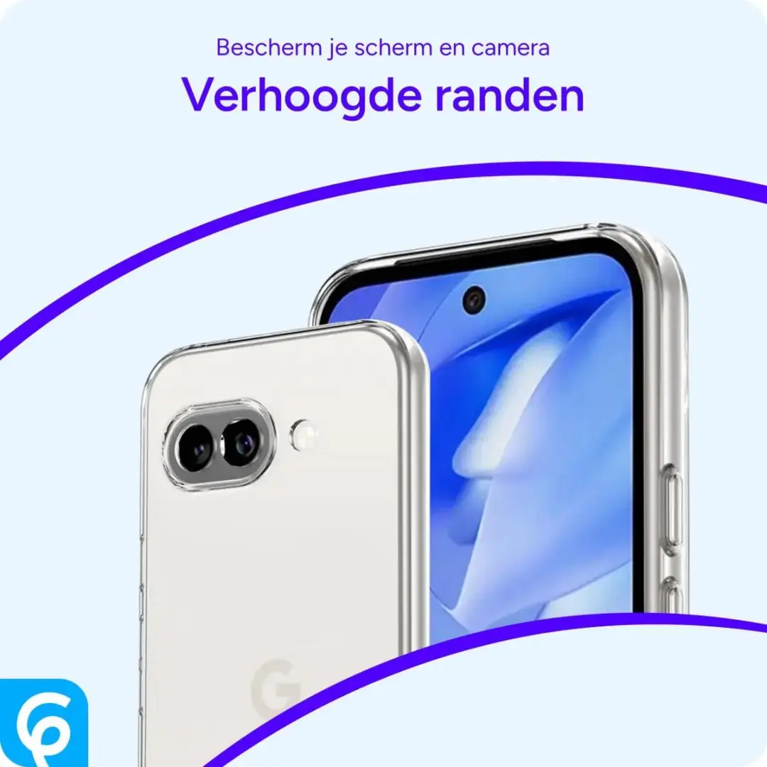 Selected by GSMpunt Transparant TPU Hoesje Google Pixel 9a - afbeelding 6 van 6