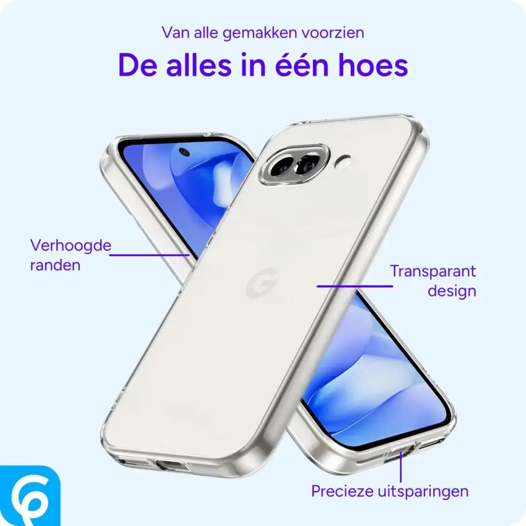 Selected by GSMpunt Transparant TPU Hoesje Google Pixel 9a