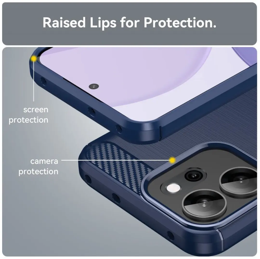 Selected TPU Hoesje Oppo Reno 14 F - Blauw