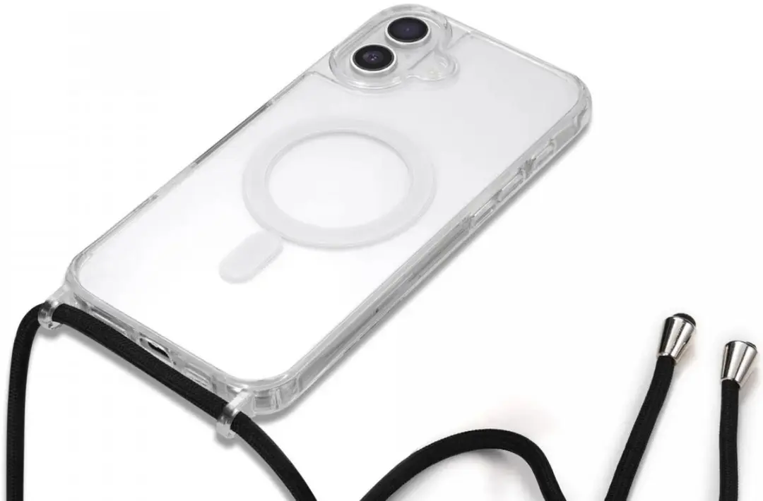Selected iPhone 16 Hoesje met Koord - MagSafe - Transparant