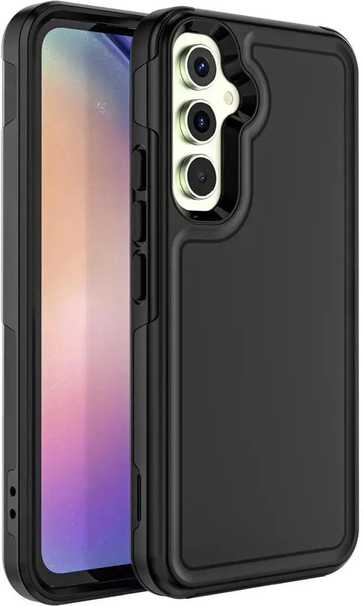 Selected Hoesje Samsung Galaxy A54 MagSafe Dual-Layer Zwart