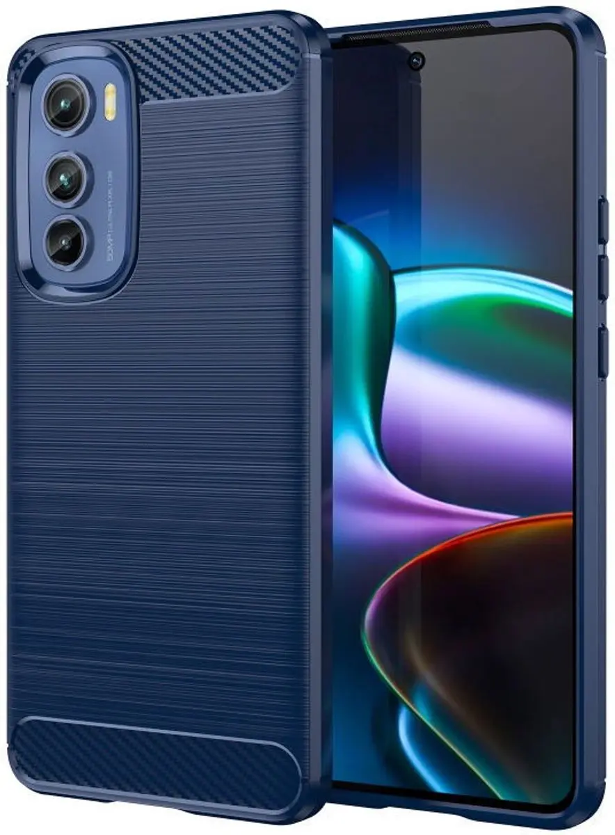 Selected TPU Hoesje Motorola Edge 30 - Blauw