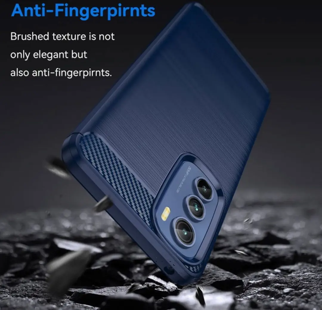 Selected TPU Hoesje Motorola Edge 30 - Blauw
