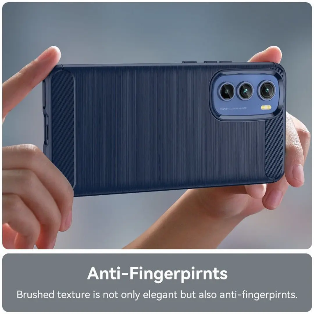 Selected TPU Hoesje Motorola Edge 30 - Blauw