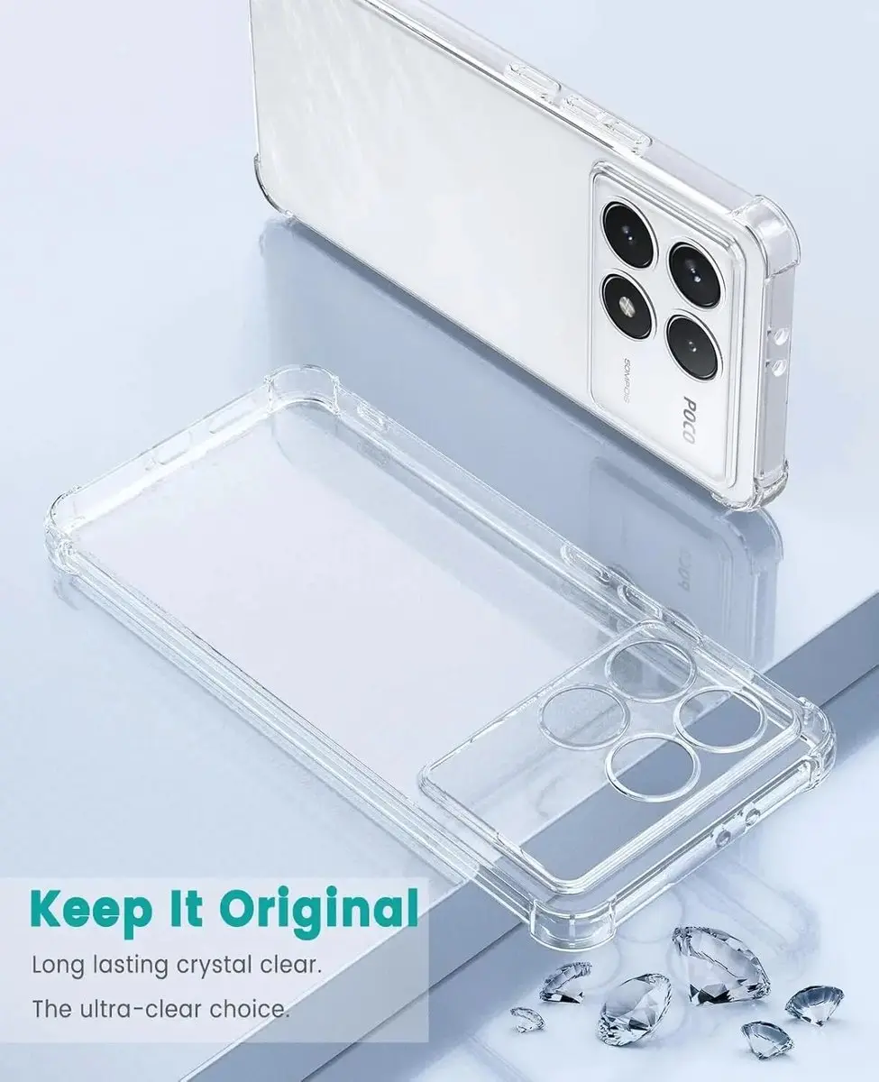 Selected Transparant Hoesje Xiaomi Poco F8 Pro - Schokbestendig