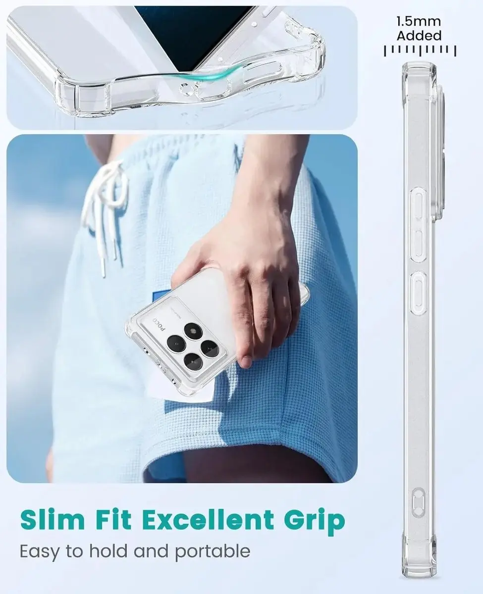 Selected Transparant Hoesje Xiaomi Poco F8 Pro - Schokbestendig