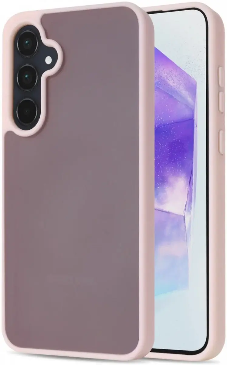 Selected Hoesje Samsung Galaxy A55 Roze Matte