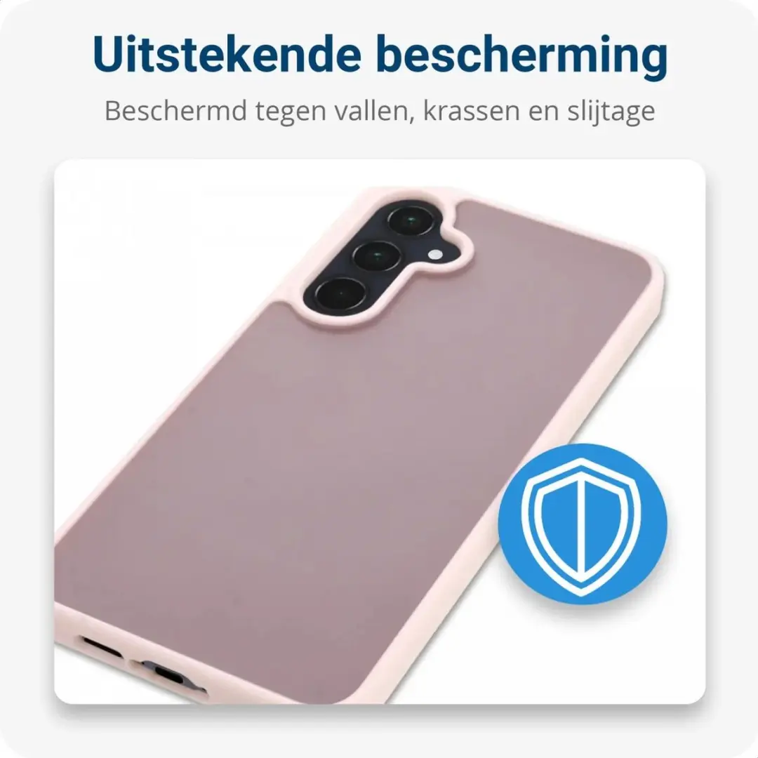 Selected Hoesje Samsung Galaxy A55 Roze Matte