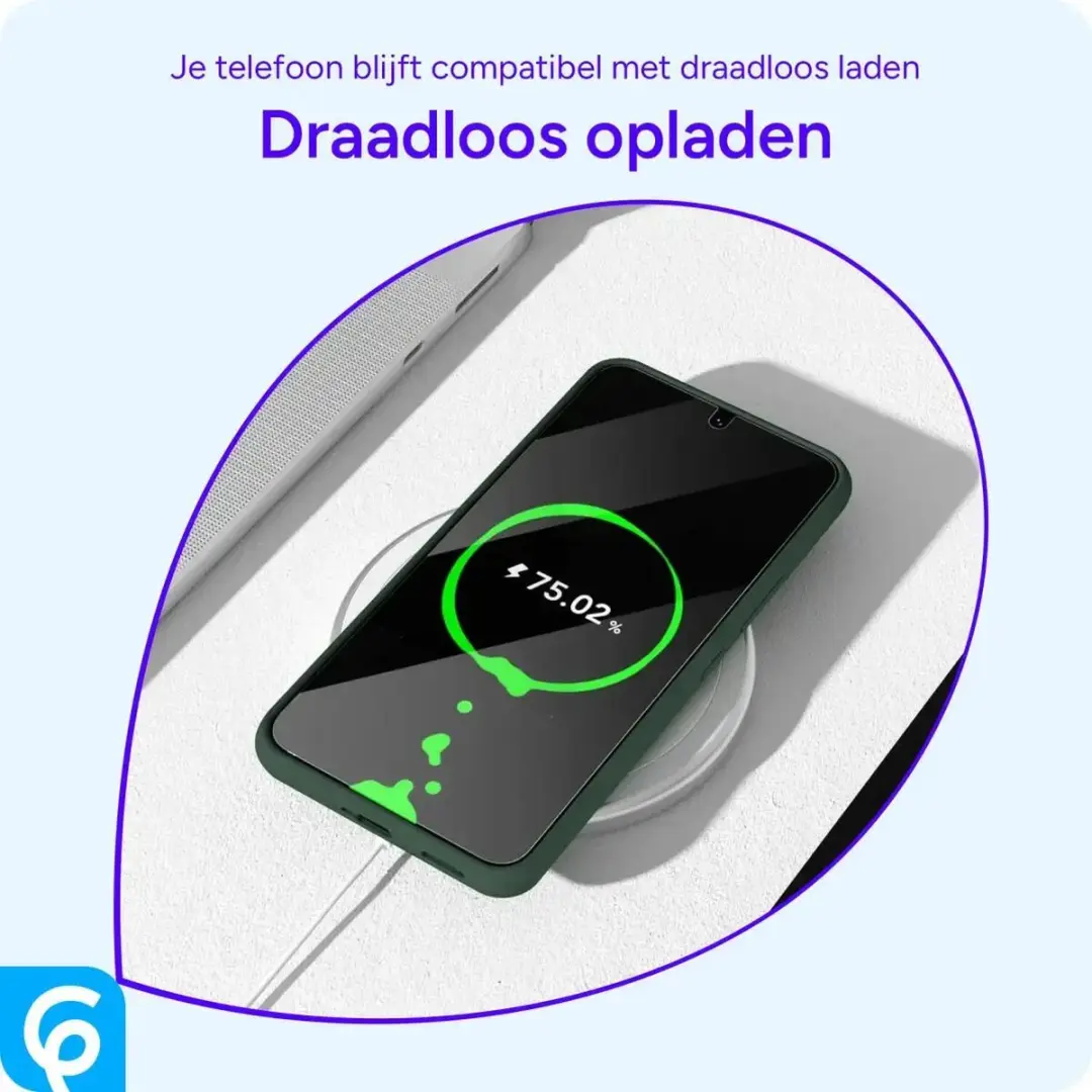 Selected Hoesje Samsung Galaxy S22 - Dun TPU Donkergroen