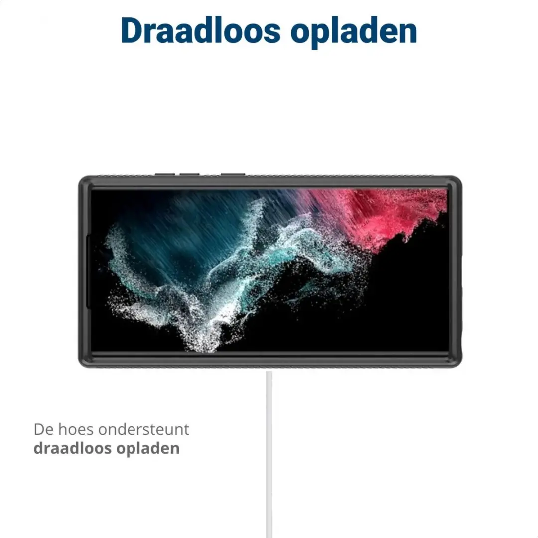 Selected Full Protect Hoesje Samsung Galaxy S23 Ultra - Rood - afbeelding 6 van 6