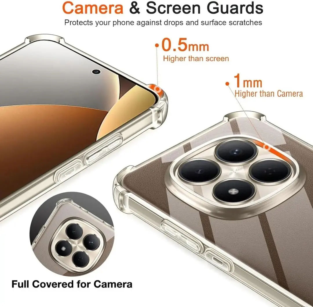 Selected Transparant Hoesje Xiaomi Redmi Note 8 Pro - Schokbestendig
