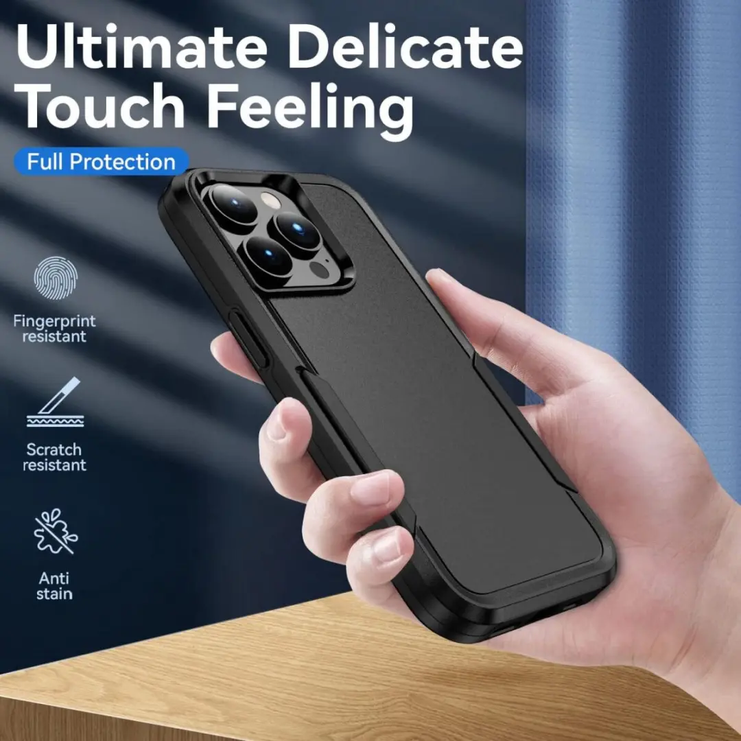 Selected Schokbestendige Back Cover iPhone 15 Pro - Zwart - afbeelding 6 van 6