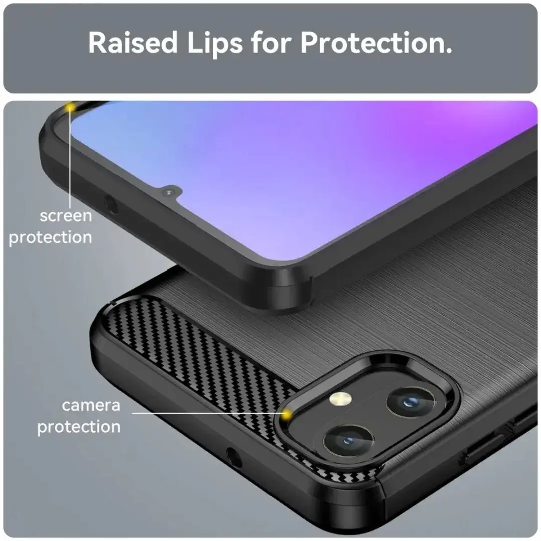 Selected TPU Hoesje Samsung Galaxy A05 - Zwart
