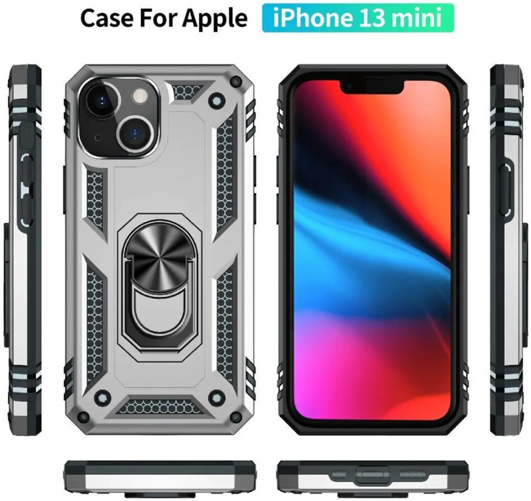 Selected Magnetisch Hoesje iPhone 13 Mini - Zilver - afbeelding 6 van 6