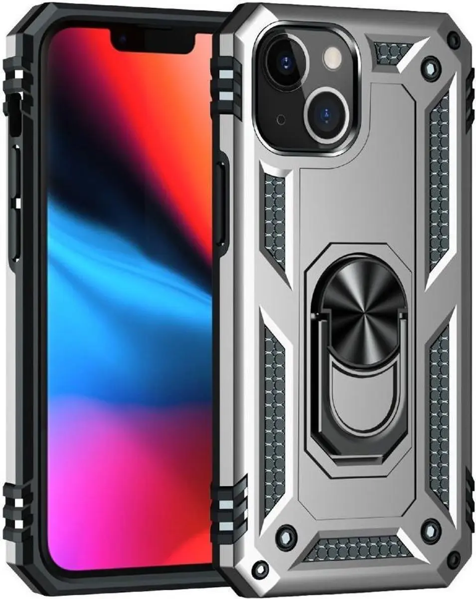 Selected Magnetisch Hoesje iPhone 13 Mini - Zilver