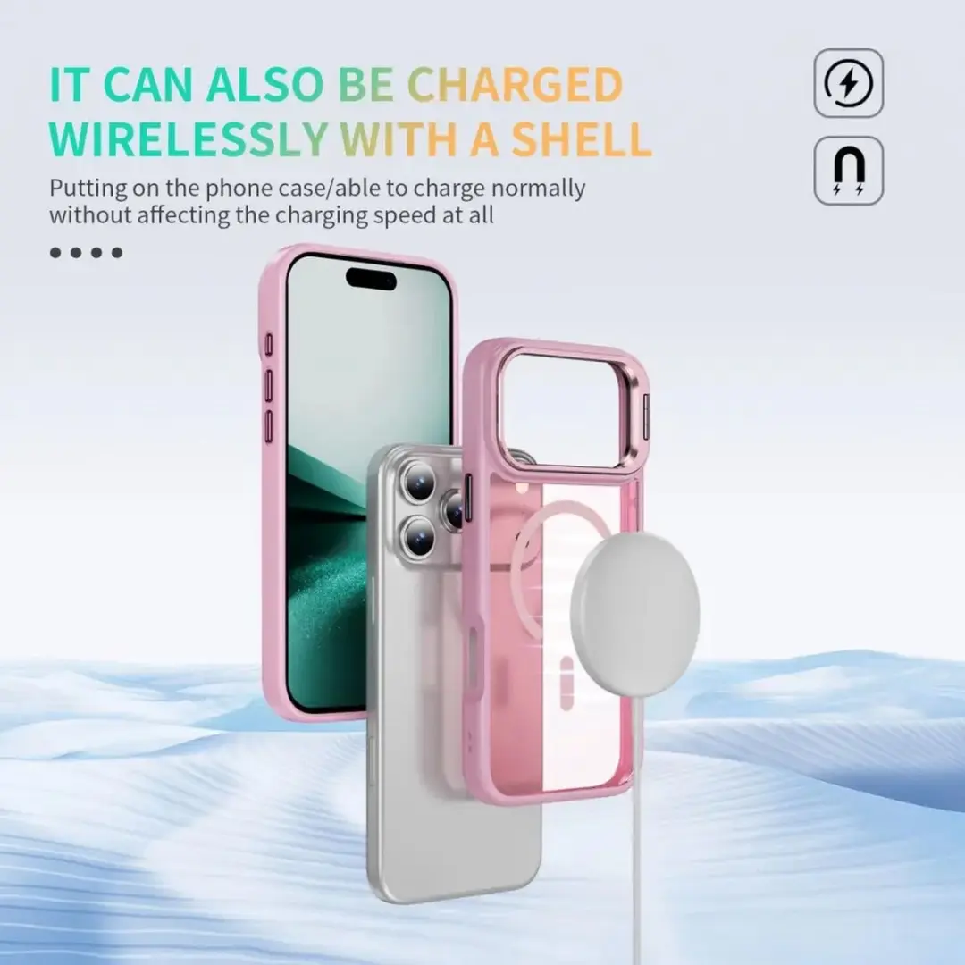 Selected Hoesje iPhone 17 Pro Max MagSafe Roze - Camera Kickstand - afbeelding 6 van 6