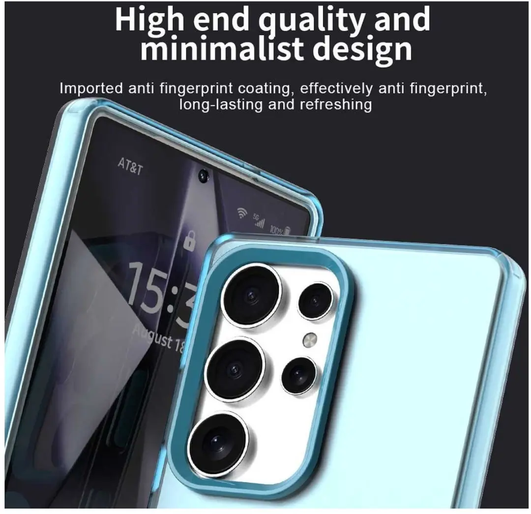 Selected MagSafe Backcover Hoesje Samsung Galaxy S25 Ultra - Blauw