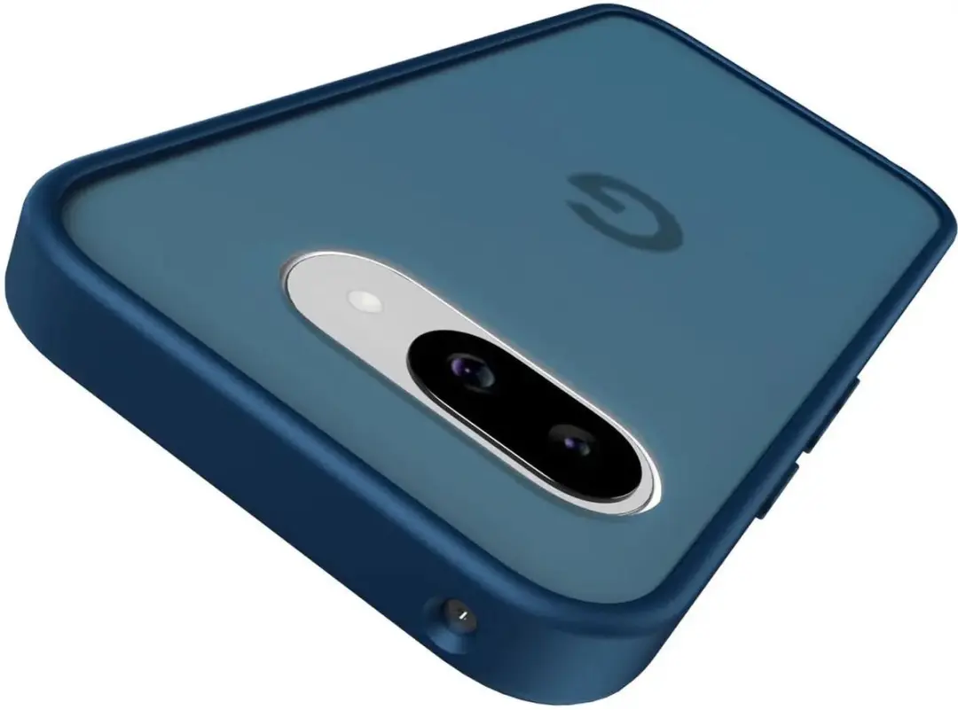 Google Pixel 9a Hoesje - Blauw Matte Back Cover