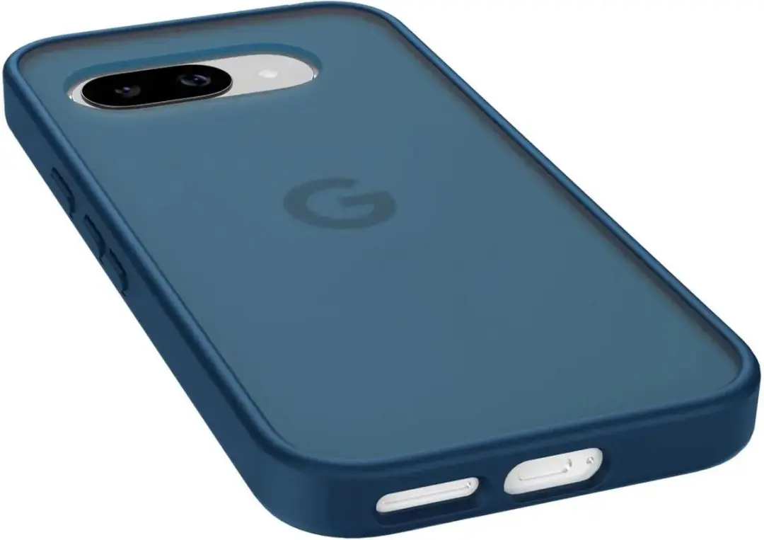 Google Pixel 9a Hoesje - Blauw Matte Back Cover - afbeelding 6 van 6