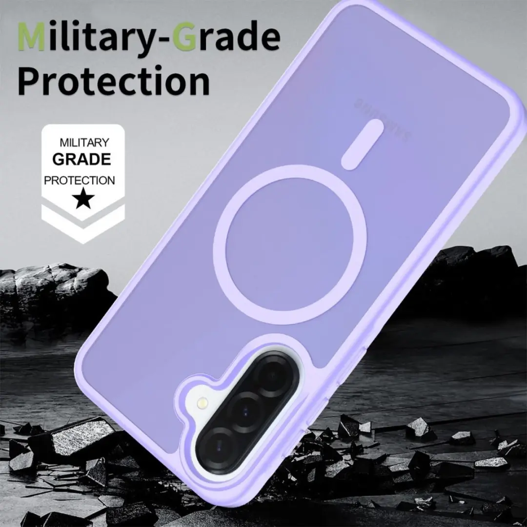 Selected Hoesje Samsung Galaxy A37 MagSafe Paars