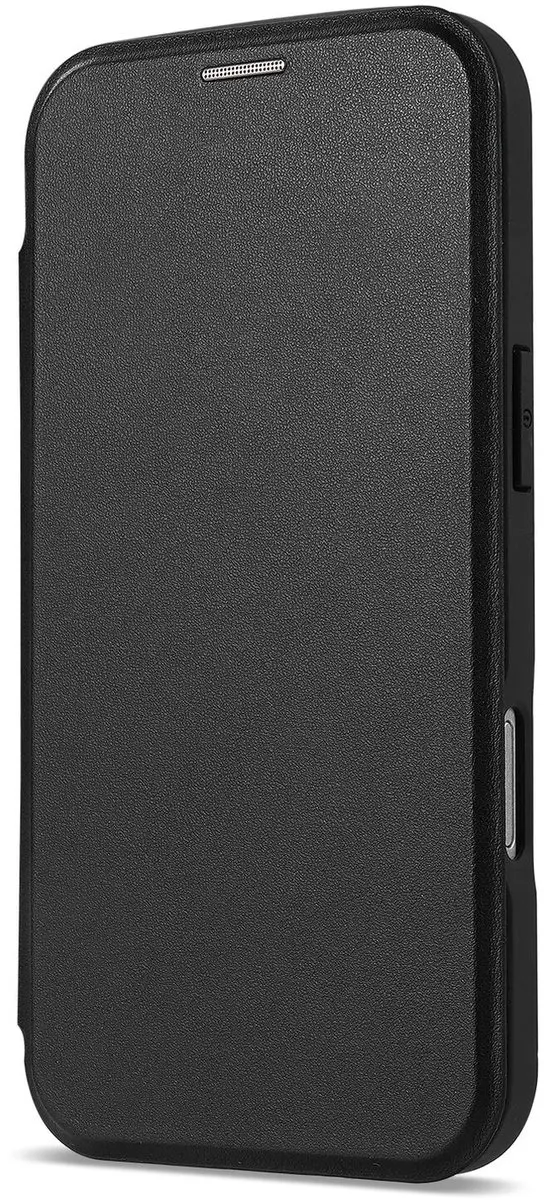 Selected Portemonnee Hoesje iPhone Air - MagSafe - 1 Pasje - Zwart/Transparant