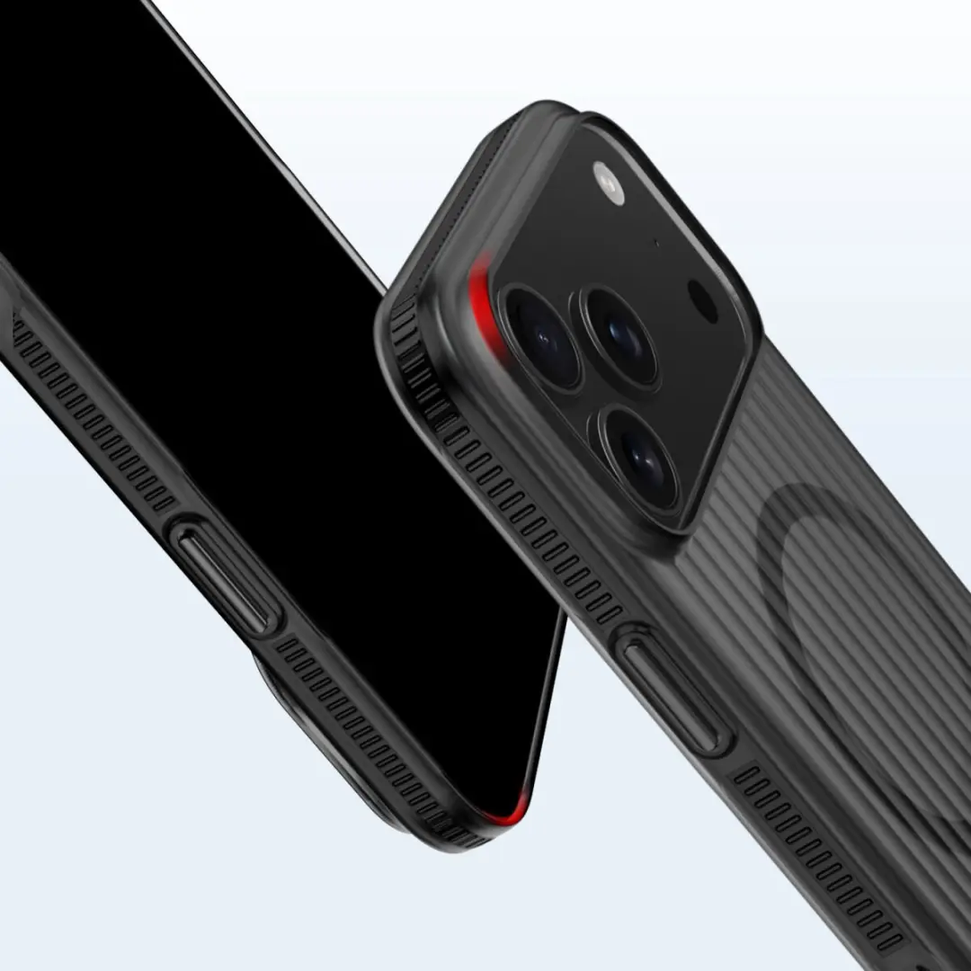 4Smarts 541642 iPhone 17 Pro Max Hoes - Zwart/Transparant
