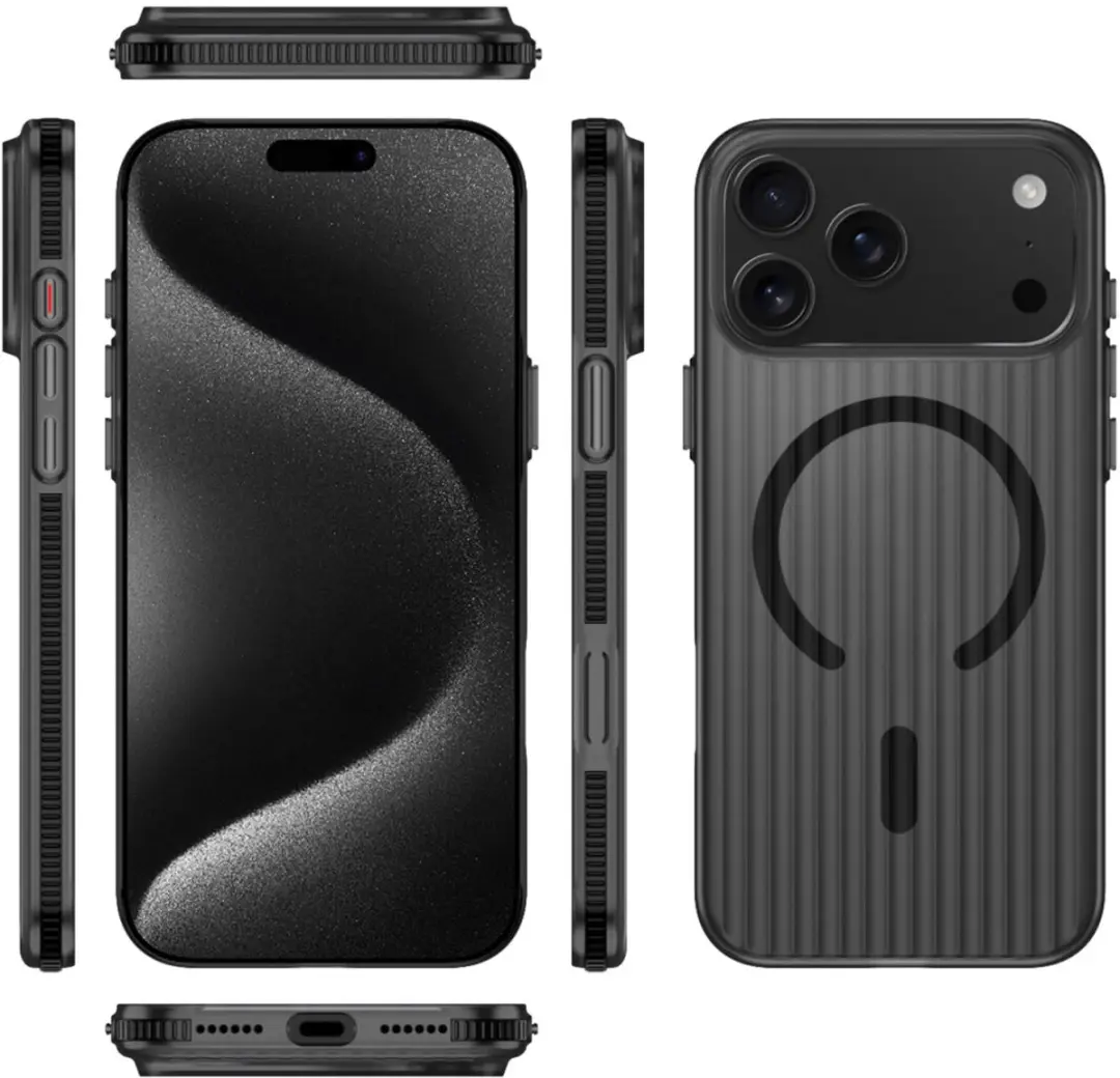 4Smarts 541642 iPhone 17 Pro Max Hoes - Zwart/Transparant