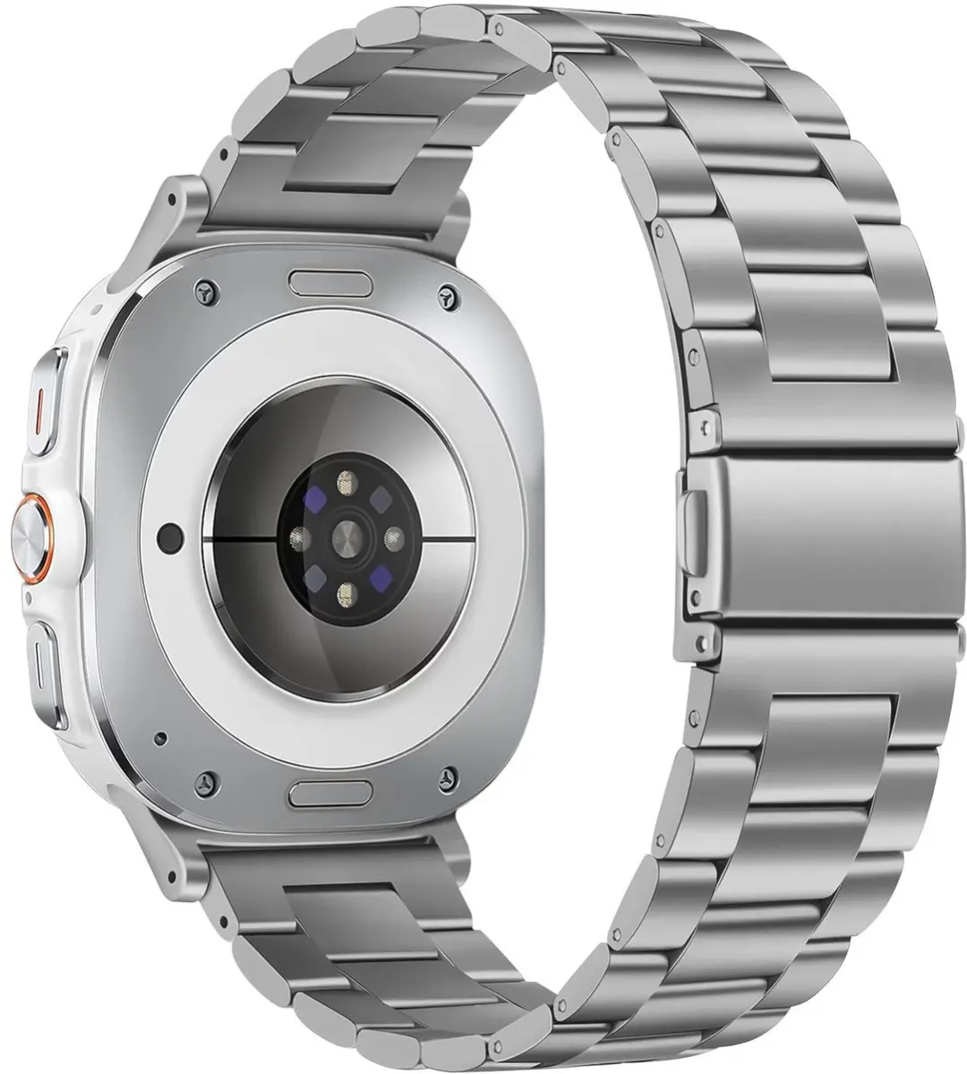 Selected SBG RVS Schakelbandje Samsung Galaxy Watch Ultra - Zilver