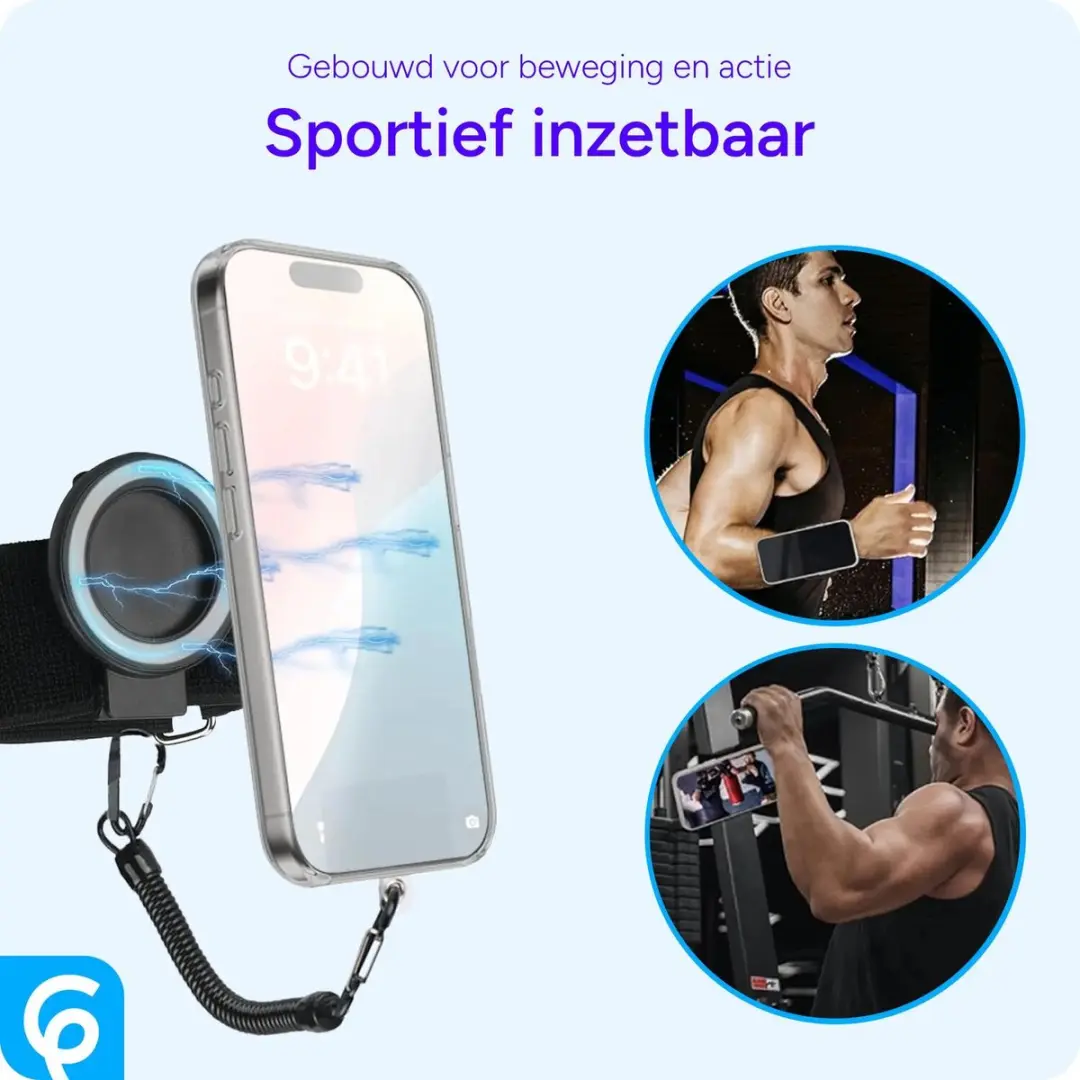 Selected SBG Magnetische Clip Set - Smartphonehouder - Zwart