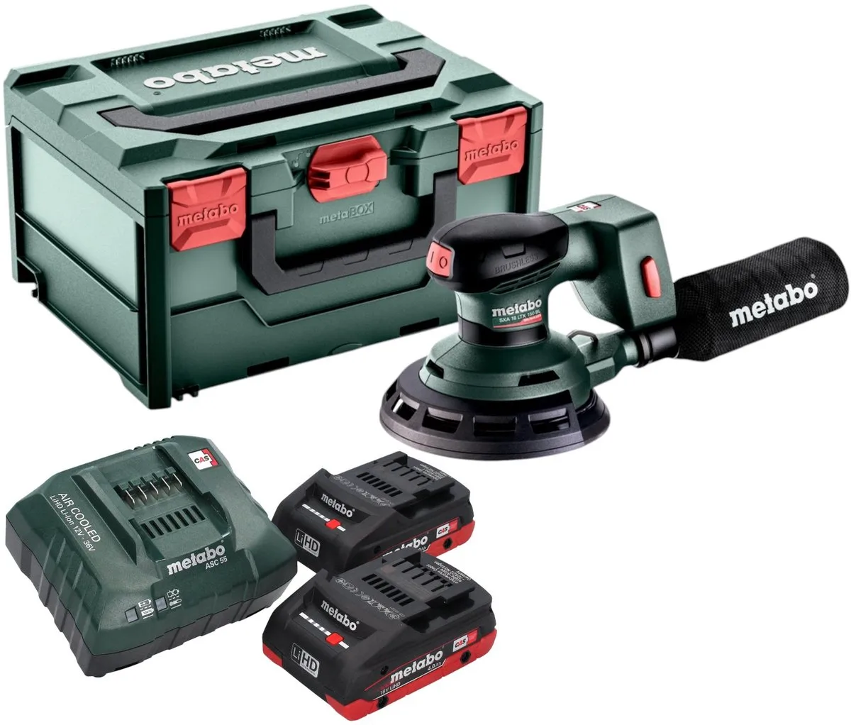 Metabo SXA 18 LTX 150 BL Accuschuurmachine