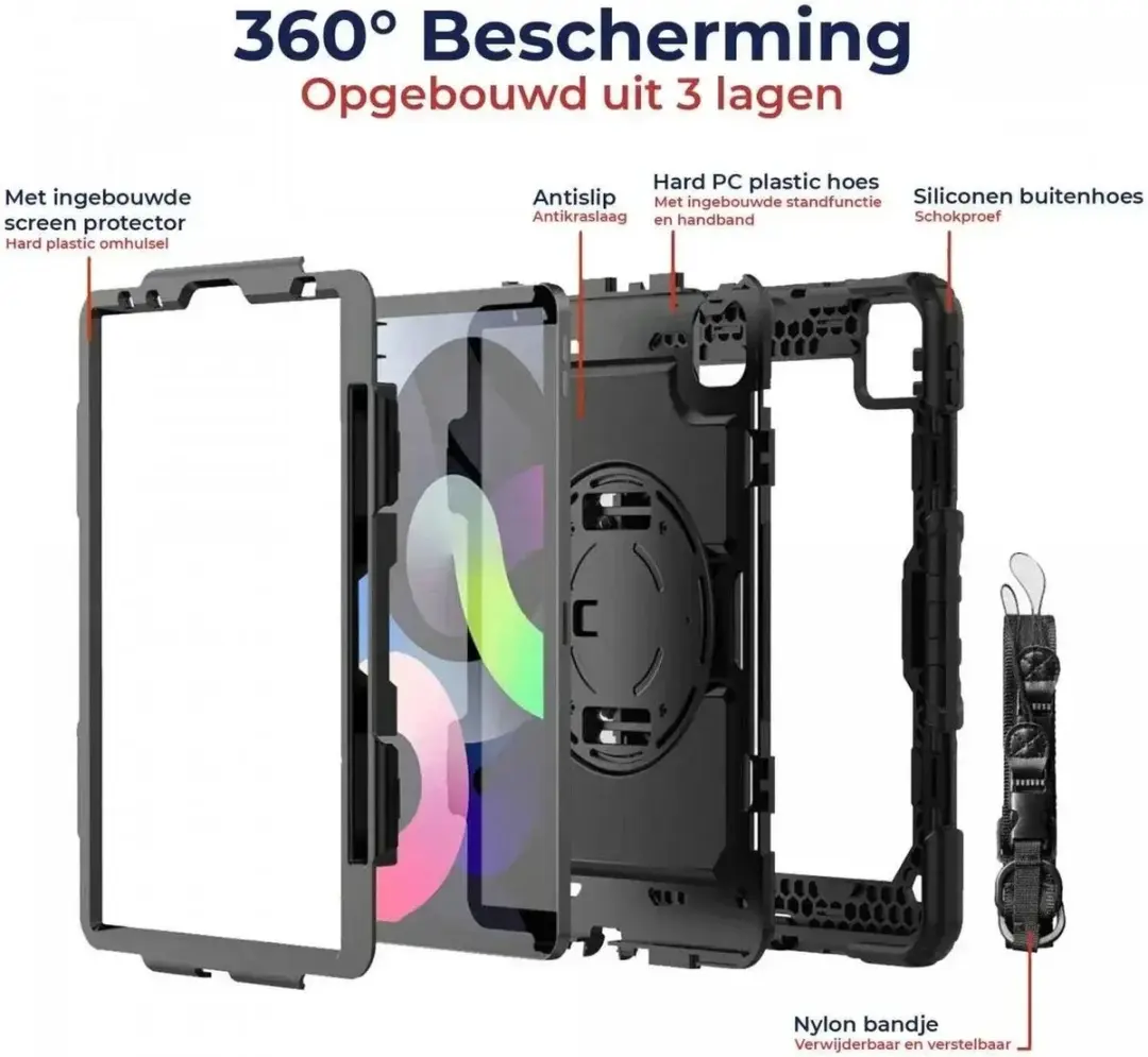 Selected Hoes iPad Air 13 2024/2025/2026 - Zwart