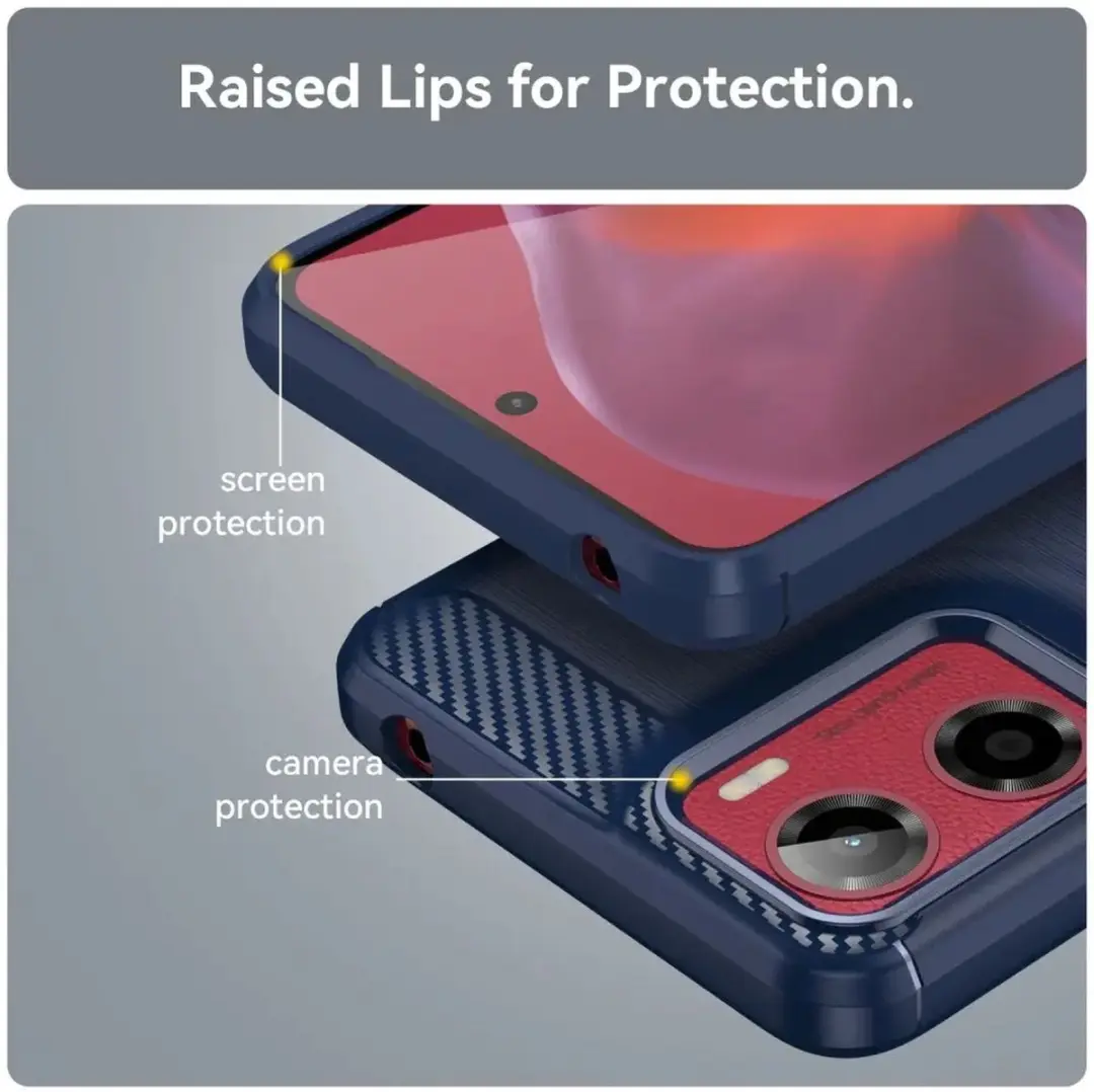 Selected TPU Hoesje Motorola Moto G05 - Blauw
