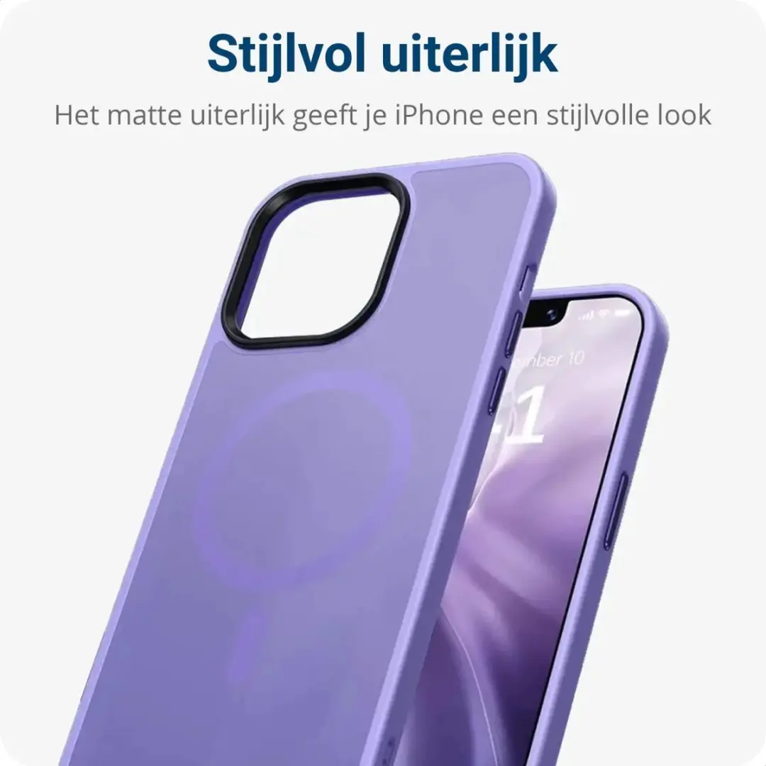 Selected by GSMpunt Apple iPhone 13 Pro Max Hoesje - MagSafe - Paars