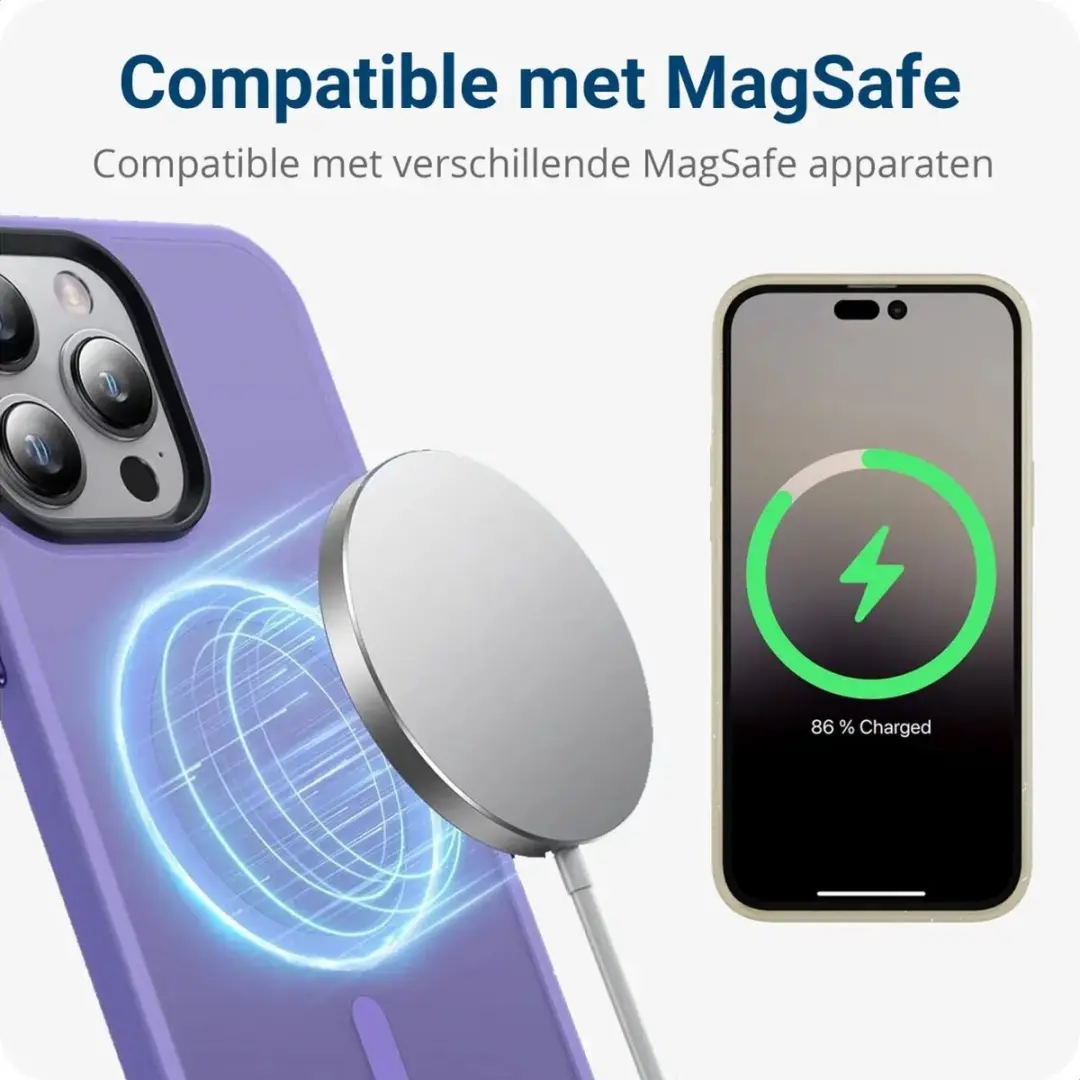 Selected by GSMpunt Apple iPhone 13 Pro Max Hoesje - MagSafe - Paars