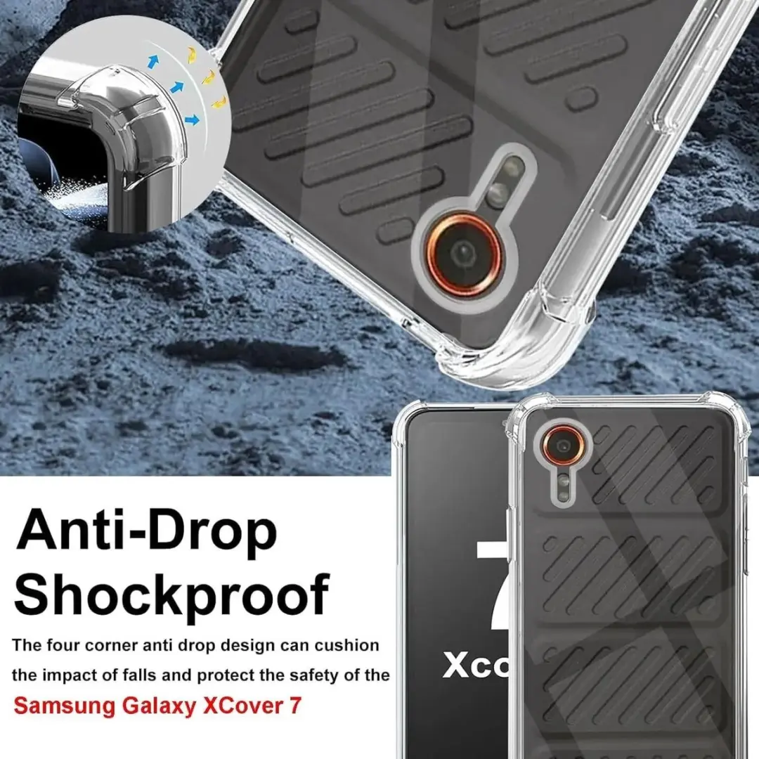 Selected Transparant Hoesje Samsung Galaxy Xcover 7 - Schokbestendig