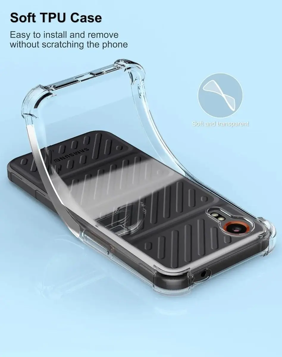 Selected Transparant Hoesje Samsung Galaxy Xcover 7 - Schokbestendig
