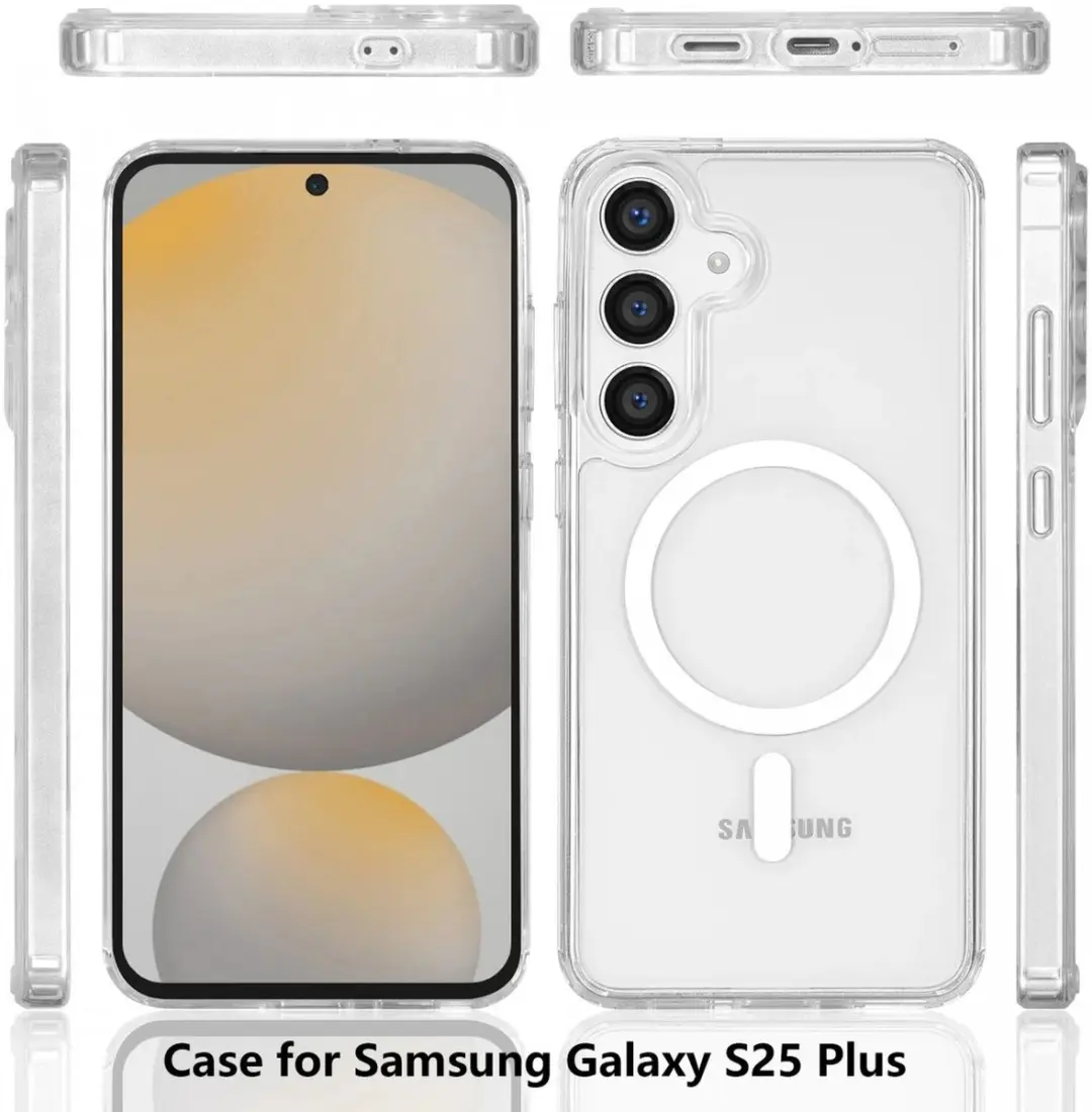 Selected Hoesje Samsung Galaxy S25 Plus MagSafe Transparant