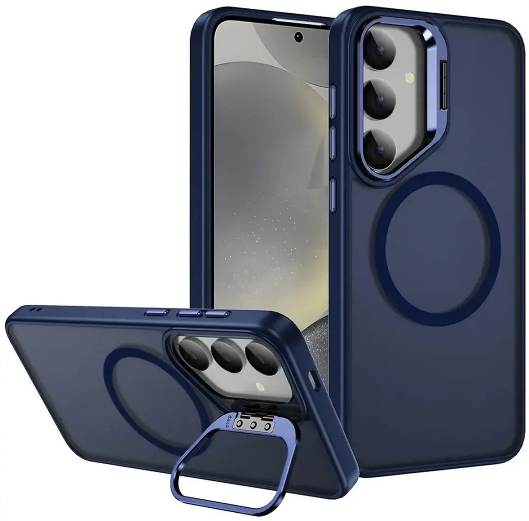 Selected Hoesje Samsung Galaxy S25 MagSafe Blauw