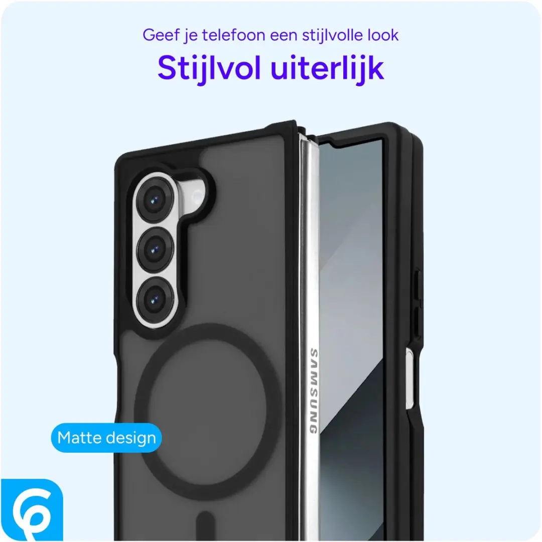 Selected Hoesje Samsung Galaxy Z Fold6 MagSafe - Matte Zwart