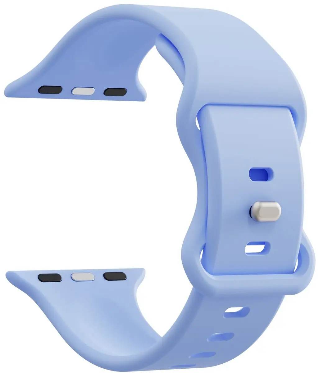 Selected SBG Siliconen Bandje Apple Watch Series 10 46mm - Licht Paars