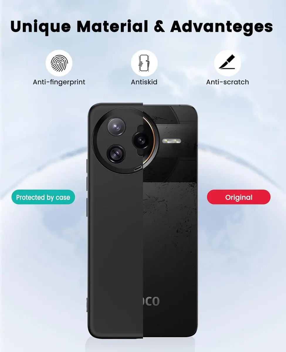 Selected Zwart Dun TPU Hoesje Xiaomi Poco F7 Ultra