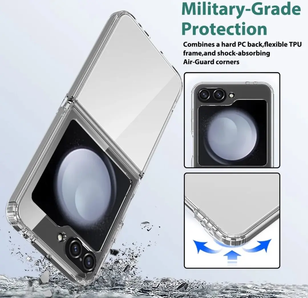 Selected Transparant TPU Hoesje Samsung Galaxy Z Flip 6