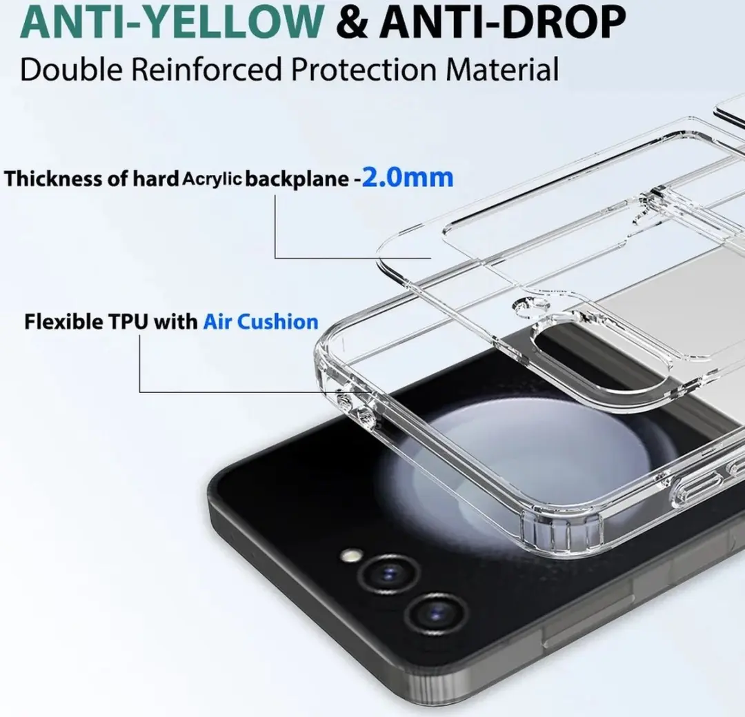 Selected Transparant TPU Hoesje Samsung Galaxy Z Flip 6 - afbeelding 6 van 6