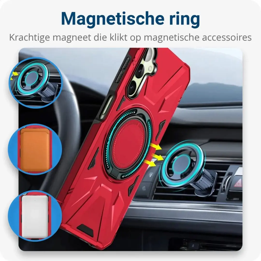 Selected Hoesje Samsung Galaxy A55 MagSafe - Rood